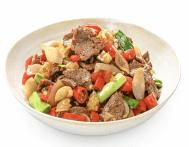 Thịt bò vàng xào