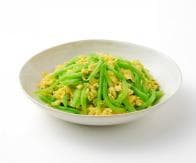 Xà lách xoong thái sợi xào trứng