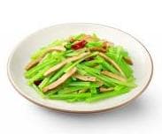 Cần tây xào đậu khô thơm
