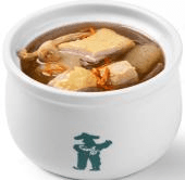 Canh gà nấm trúc tôn và nấm lộc nhung