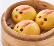Bánh bao gà nhân sữa trứng